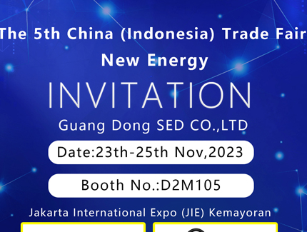 SED präsentiert innovative neue Energie auf der 5. China (Indonesien) Messe